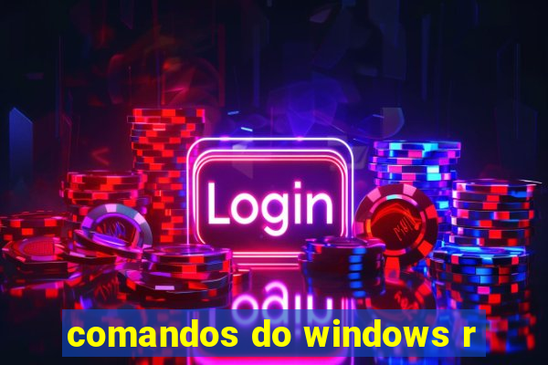 comandos do windows r